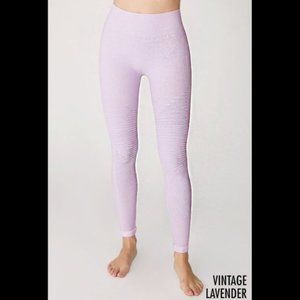 NEW Lavender Vintage Wash Moto Leggings